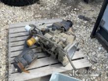 (Used Kabota Transmission Used Kabota Transmission, Rear Bed and 3 Wheels and Tires.