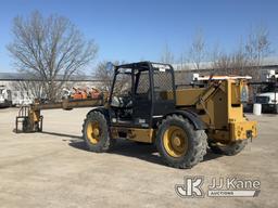(Des Moines, IA) 2002 Caterpillar TH63 4x4 Rough Terrain Forklift Runs, Moves, Operates