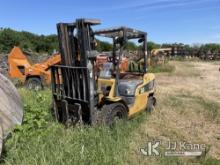 2008 Caterpillar P60002 Solid Tired Forklift Not Running, Condition Unknown
