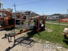 JLG T350, Articulating & Telescopic Bucket mounted on 2012 JLG Industries, Inc. S/A Tagalong Trailer