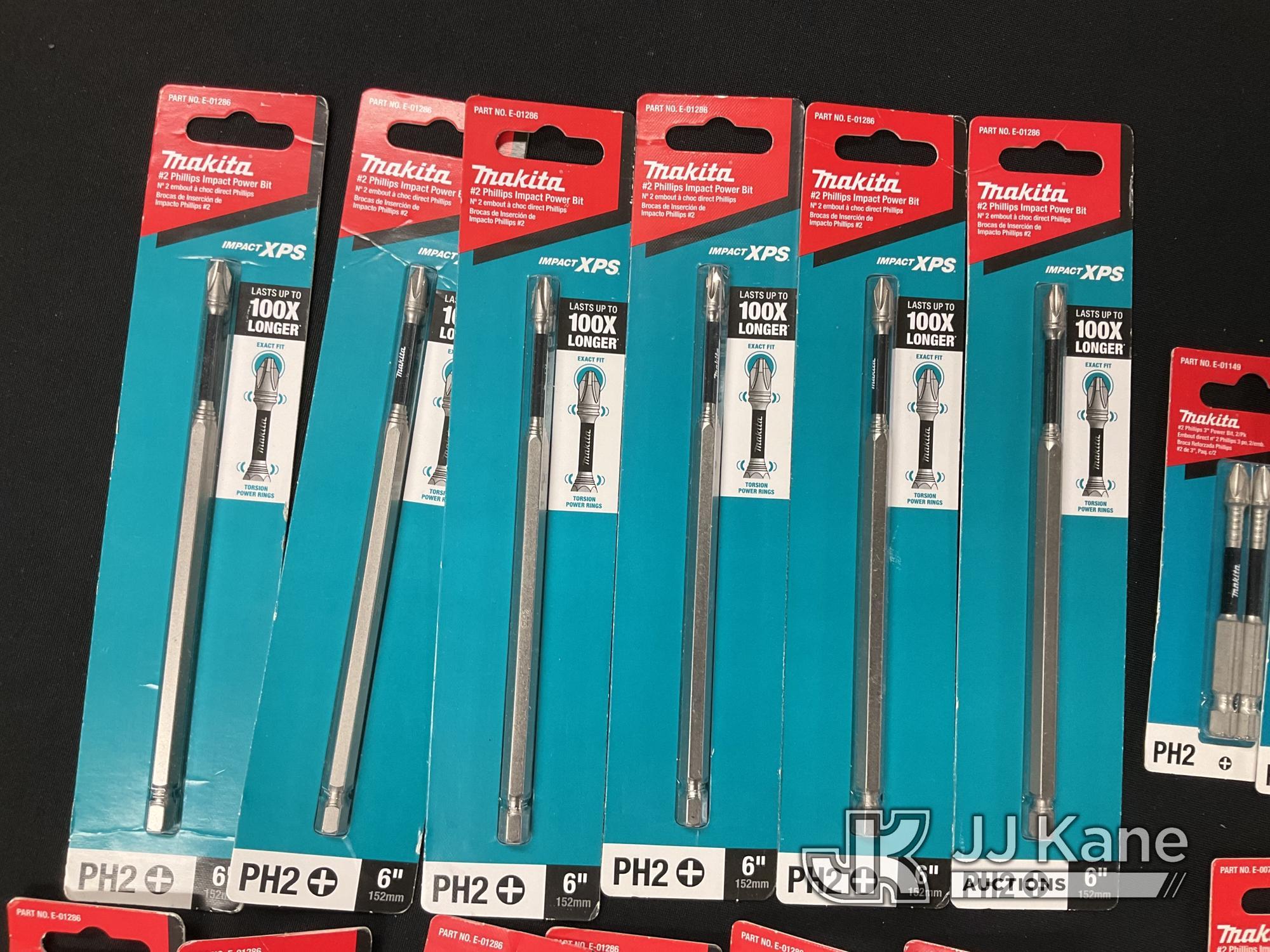 (Jurupa Valley, CA) Makita Drill Bits (New) NOTE: This unit is being sold AS IS/WHERE IS via Timed A