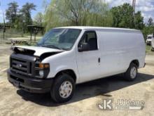2008 Ford E150 Cargo Van Runs & Moves, Only Runs On Jump Pack, Rust & Body Damage