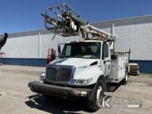 Atlec AT40-C, Telescopic Non-Insulated Cable Placing Bucket Truck center mounted on 2009 Internation