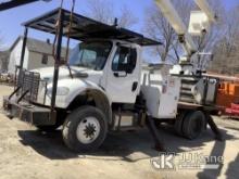 Terex XT60-70, Over-Center Elevator Bucket rear mounted on 2014 Freightliner M2 106 4x4 Flatbed Truc