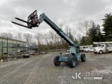 Gradall 534D9-45 Rough Terrain Telescopic Boom Forklift Runs, Moves, & Operates) (Rust Damage