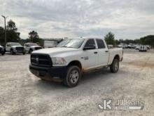 2018 RAM 2500 4x4 Crew-Cab Pickup Truck Runs & Moves) (Check Engine Light On, ABS Light On, Traction