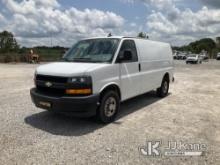 2019 Chevrolet Express G2500 Cargo Van Runs & Moves) (Air Compressor Condition Unknown, Body Damage