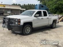 2014 Chevrolet Silverado 1500 4x4 Extended-Cab Pickup Truck, Decommissioned Runs & Moves) (Windshiel