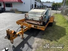 1990 Tennant 255 Series II Sweeper Duke Unit) (Not Running, Condition Unknown) (Selling With Support