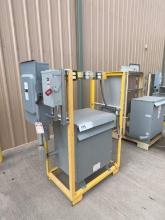 PORTABLE LOAD CENTER SKID WITH THREE PHASE TRANSFORMER; 480 DELTA; 208Y/120