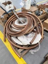PALLET OF ASSORTED COPPER TUBING AND PEN TUBING