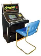 Coin-Operated Video Poker Machine, mfgd by Bally, 25 Cent play, sit down "G