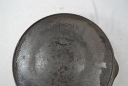 Wagner #8 Cast Iron Skillet 10"; Fire Ring