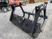 7' LOADER BUCKET W/ REMOVABLE HYD. GRAPPLE,