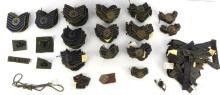 US AIR FORCE LARGE LOT OF CHEVRONS AND TABS