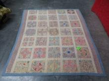 HANDMADE COUNTRY QUILT  77 X 66