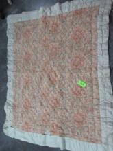 HANDMADE COUNTRY QUILT 72 X 57