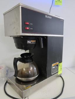 Bunn coffee brewer/warmer, w/ 4) decanters