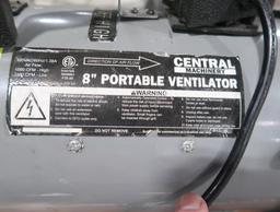 Central Machinery 8" portable ventilator