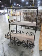 decorative cart merchandising unit