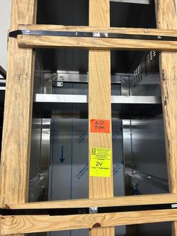 New In Crate Stainless Steel Mop Sink Cabinet