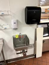 Stainless Hand Sink w/ Paper Towel, Soap Dispenser