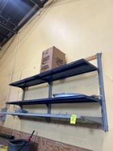 Group Of 4ft Wall Shelves In Back Room