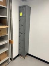 Hallowell 6 Unit Employee Locker System
