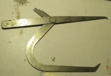 large metal slide adjustment caliper