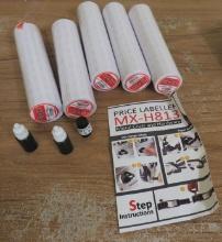 5 Rolls of Pricing labels and Ink for Price gun