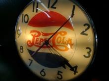 Pepsi-Cola Lighted Advertising Clock