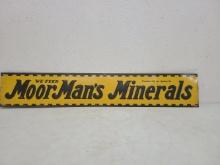SST Embossed,  Moor Man's Minerals Sign