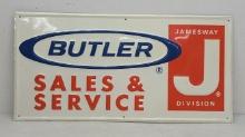 SST Embossed,  Butler Sales & Service Sign