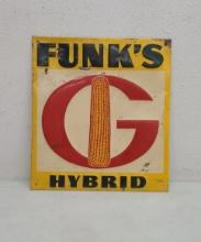 SST Embossed  Funk's Seed Sign