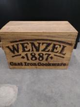 Wenzel Cast Iron Cookware Set New In Wooden Box