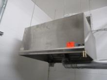 CONVECTION HOOD. 48 X 42-NO SPUPPRESSION SYSTEM-NOTE-PIPE ATTACHED TO WALL STAYS IN BUILDING