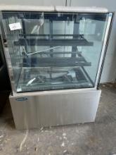 KOOL-IT Rerfrigerated Bakery Case,  with 2 Glass Shelves, # KBF_36FG -  To Be Picked Up in Fort Laud
