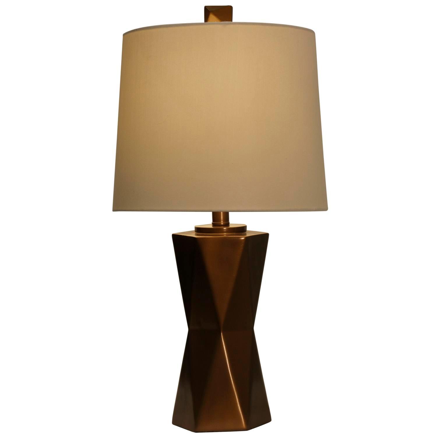 GwG Outlet Poly Table Lamp in Copper Finish