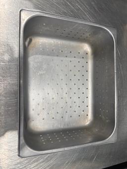 (26) All S.S Perforated Steam Pans - 12" x 10" x 4"