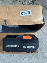 Lithium Ion 18 V Drill Batteries (2) (tested, functional)