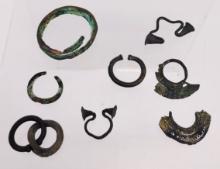 Pre-Columbian Tumbaga Nose Ring Collection, Tairona