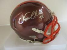 Nick Chubb of the Cleveland Browns signed autographed football mini helmet PAAS COA 738