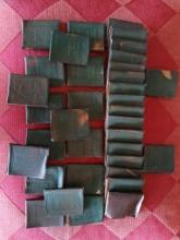 Vintage Little Leather Library Train Books Sey of (35)