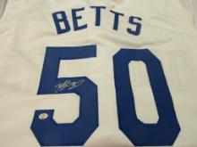 Mookie Betts of the LA Dodgers signed autographed baseball jersey PAAS COA 971