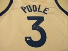 Jordan Poole of the Golden State Warriors signed autographed basketball jersey PAAS COA 608