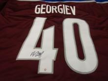 Alexandar Georgiev of the Colorado Avalanche signed autographed hockey jersey PAAS COA 330