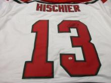 Nico Hischier of the New Jersey Devils signed autographed hockey jersey PAAS COA 007