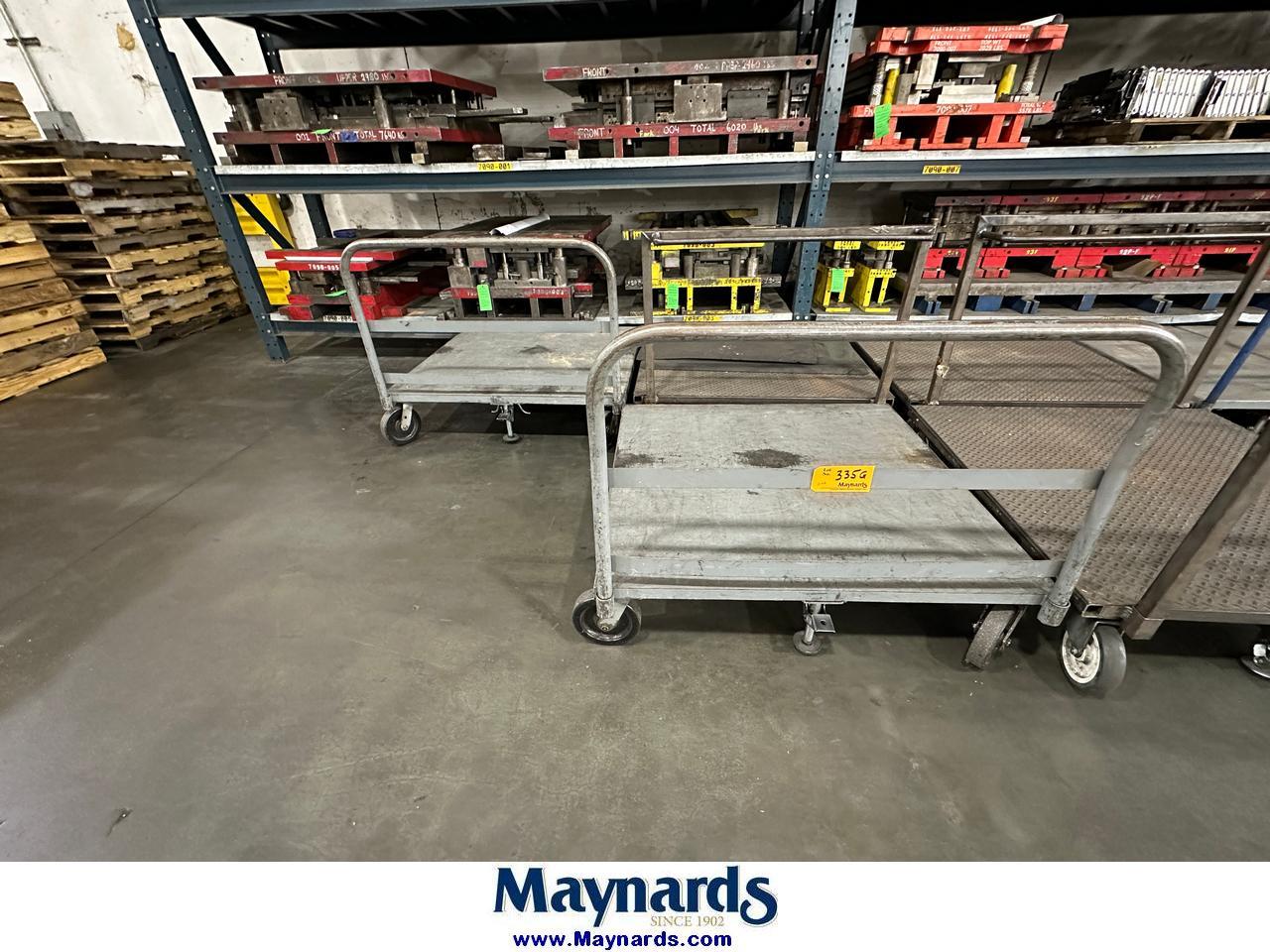 (3) 48"x48" Rolling Carts