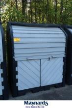 Poly 4-Drum Chemical Containment Shed