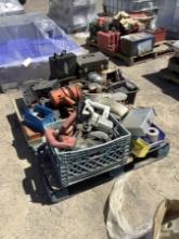 PALLET OF MISC TOOLS & MISC ITEMS